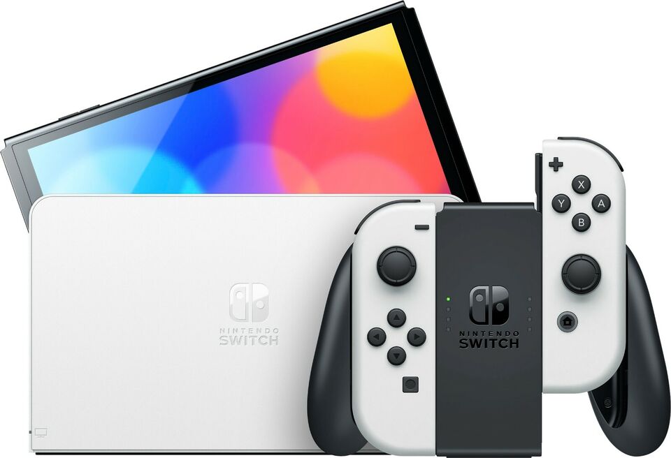 Nintendo Switch OLED 64GB White Joy-Con 2021 Free Shipping